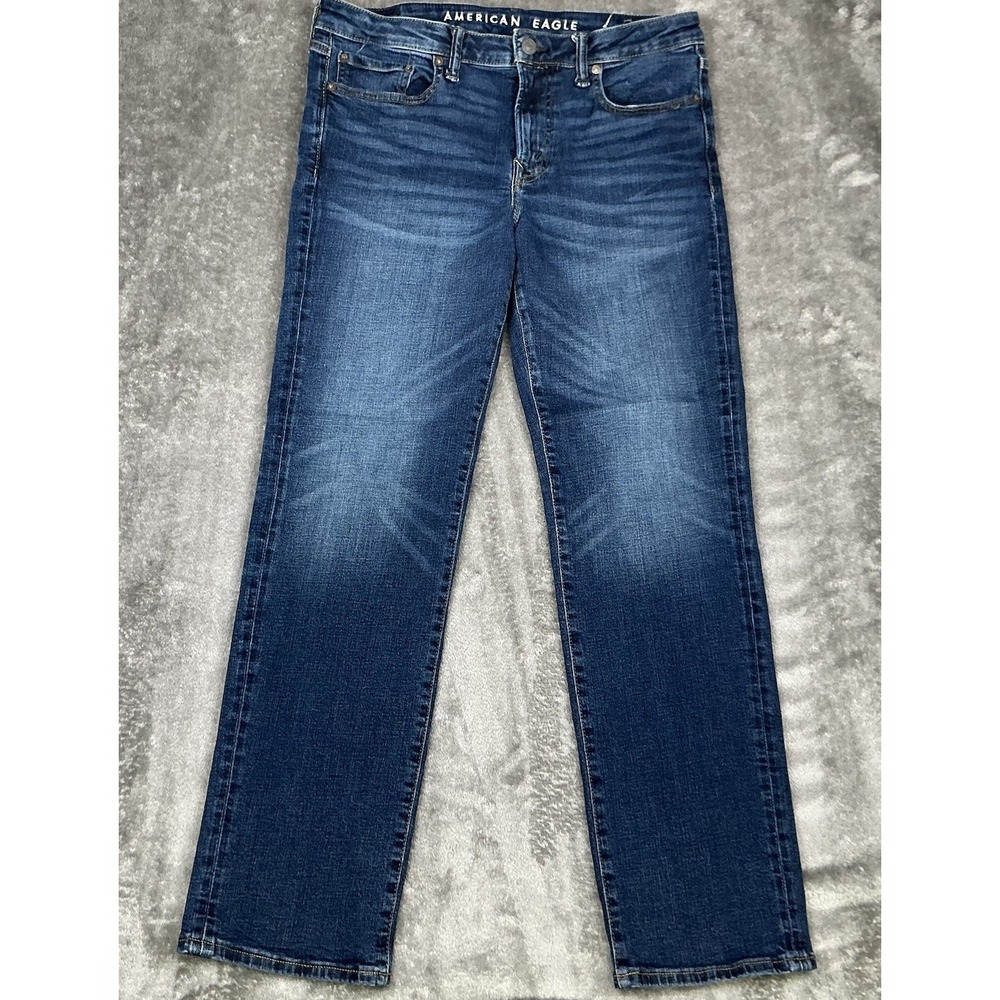 American Eagle AirFlex+ Men's 33x32 (act. 34x32) Original Straight Whiskered